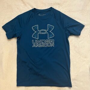 Under Armour Boys’ Teal Tee - Large